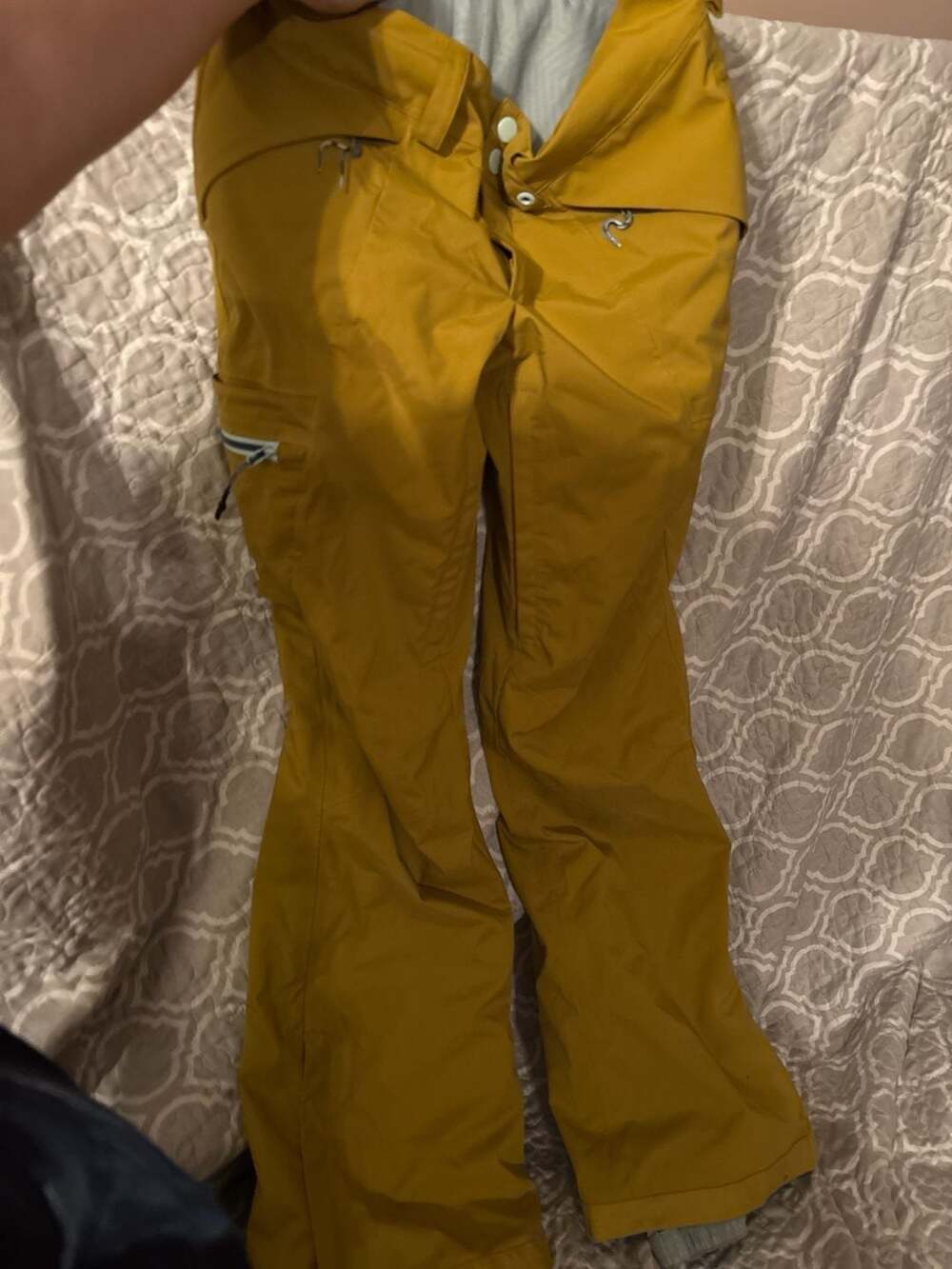 Under Armour Women's Storm3 Mustard Yellow Insulated Ski Snowboard Pants